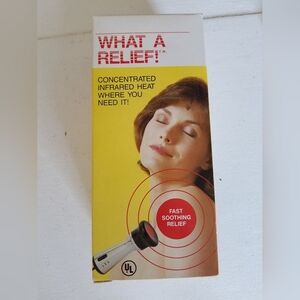 Vintage  What A Relief Infrared Heat Tested Works